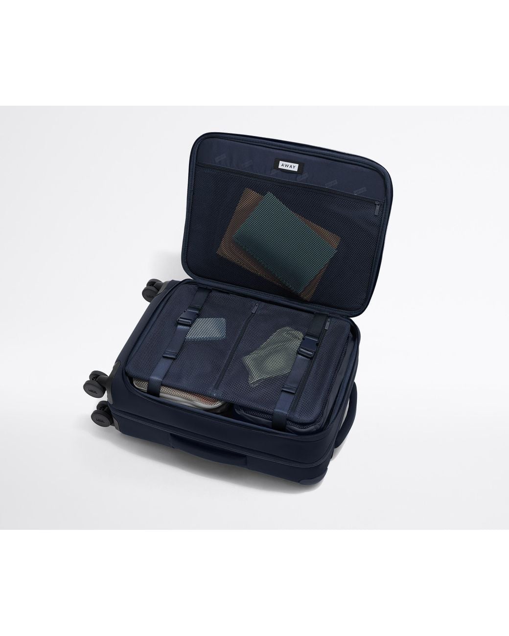 Away Travel Blue Softside Bigger Carry-On