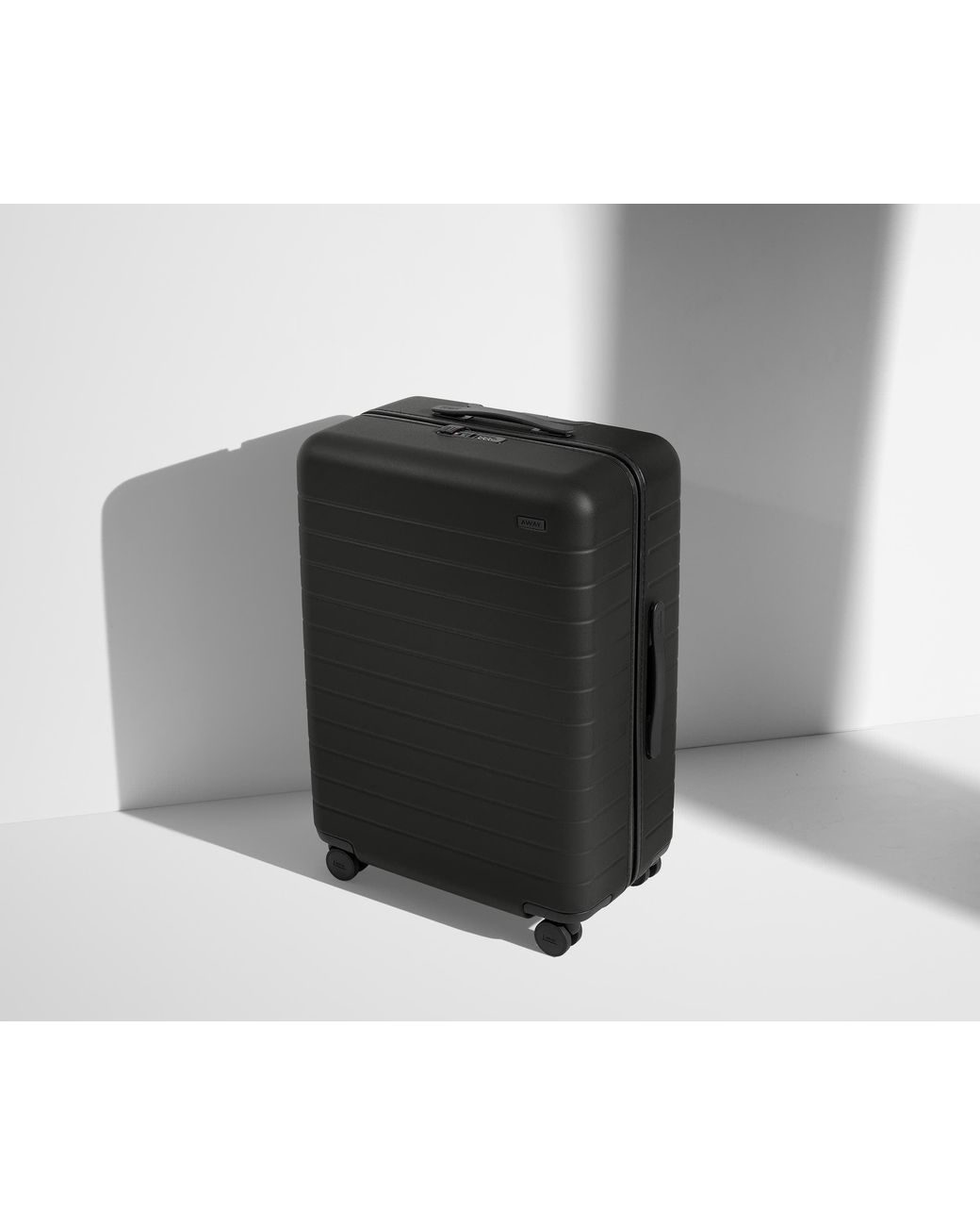 Away Travel Black The Checked Suitcase