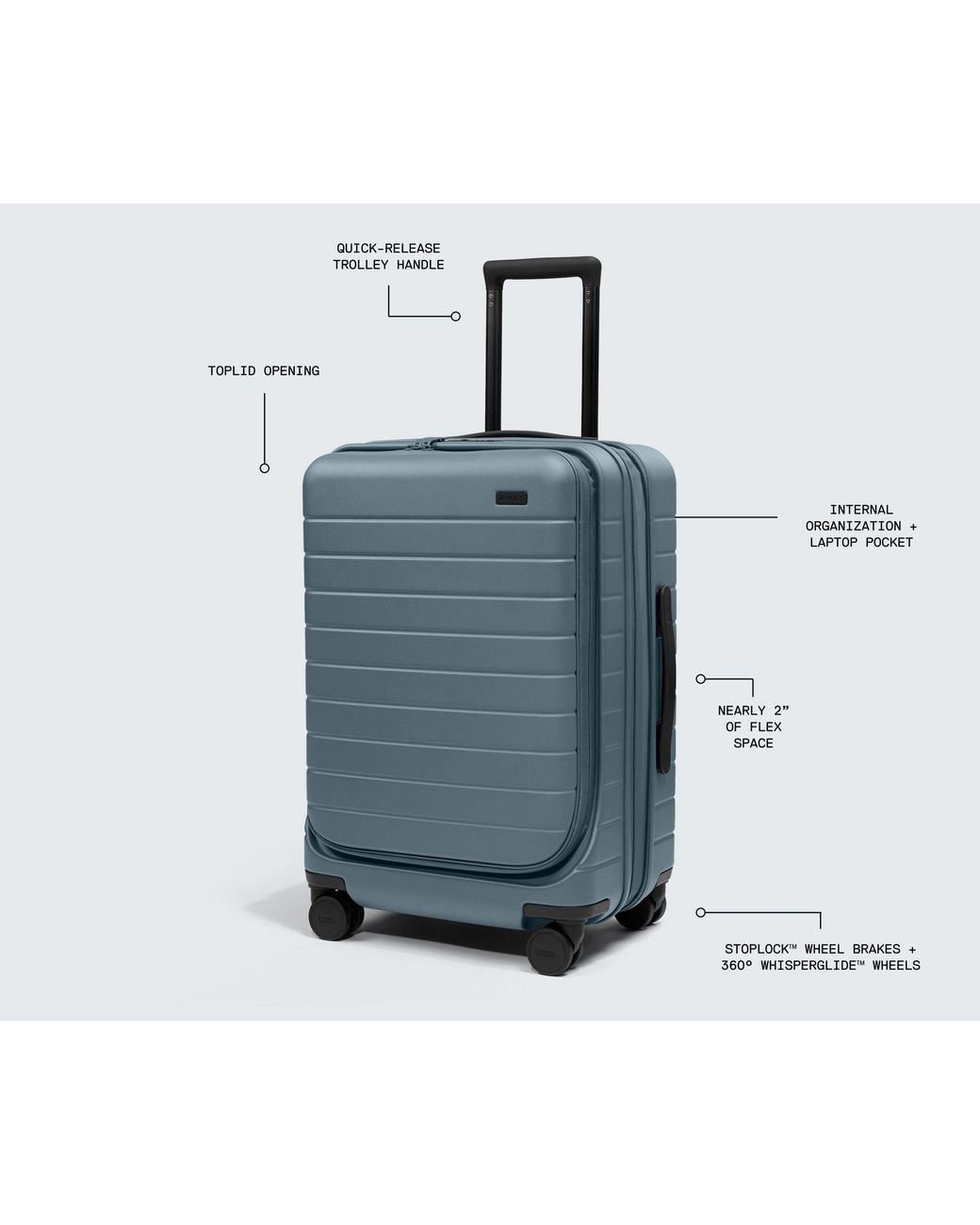 Away Travel Black Topside Bigger Carry-On