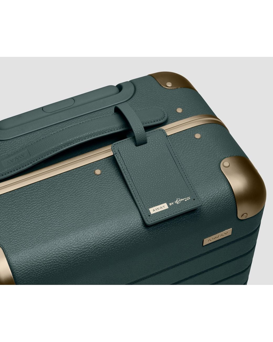 Away Travel Green The Aluminum Edge Bigger Carry-On