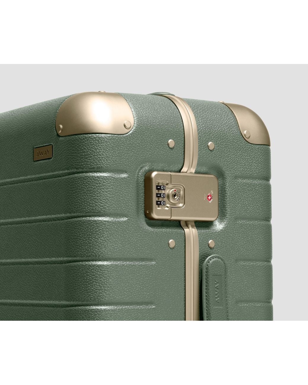 Away Travel Green The Aluminum Edge Trunk