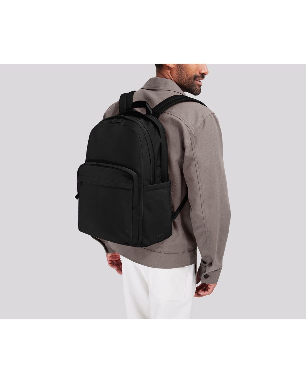 Away Travel Black Large Featherlight Backpack