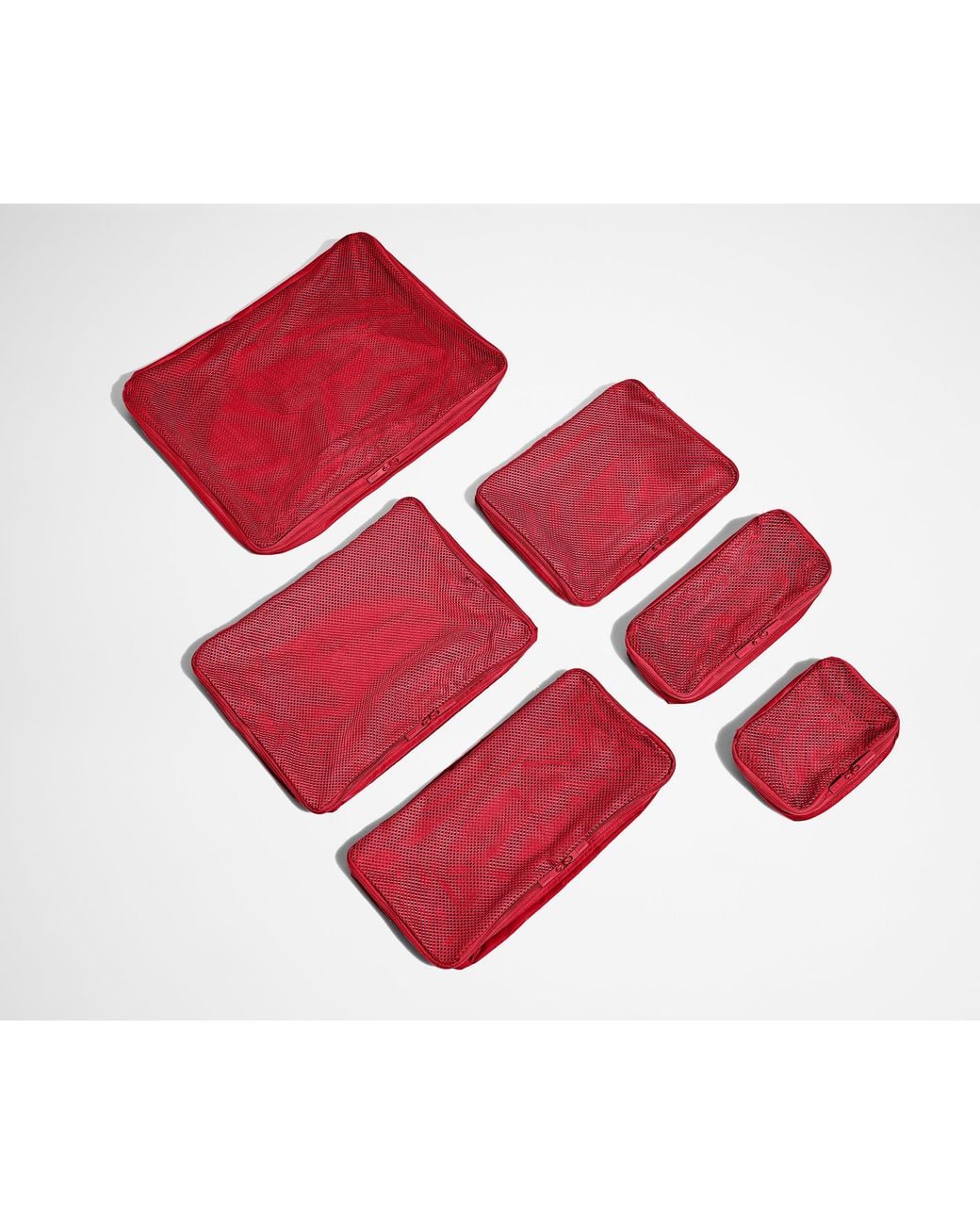 Away Travel Red Insider Packing Cubes (Set Of 6)
