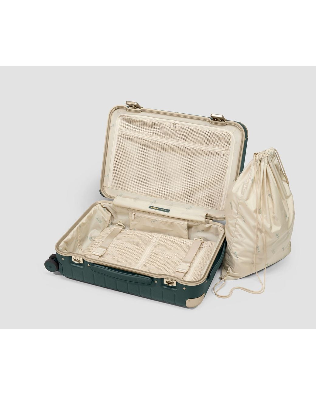 Away Travel Green The Aluminum Edge Bigger Carry-On