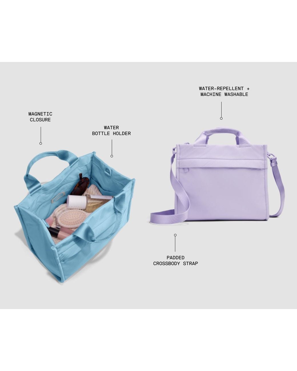 Away Travel Blue Featherlight Mini Daily Tote
