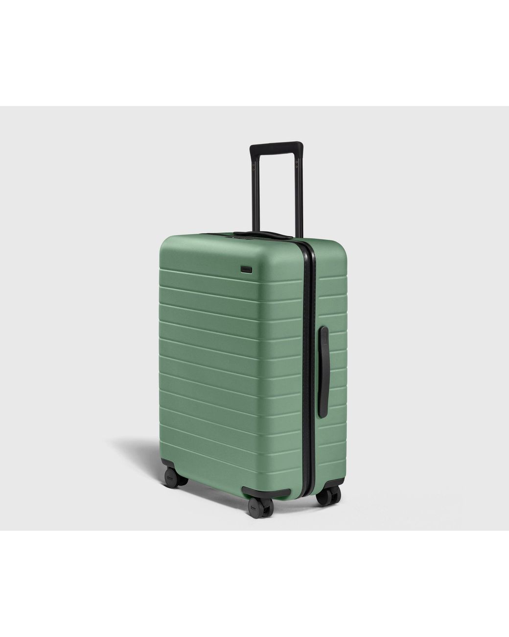 Away Travel Green The Checked Flex Expandable Suitcase