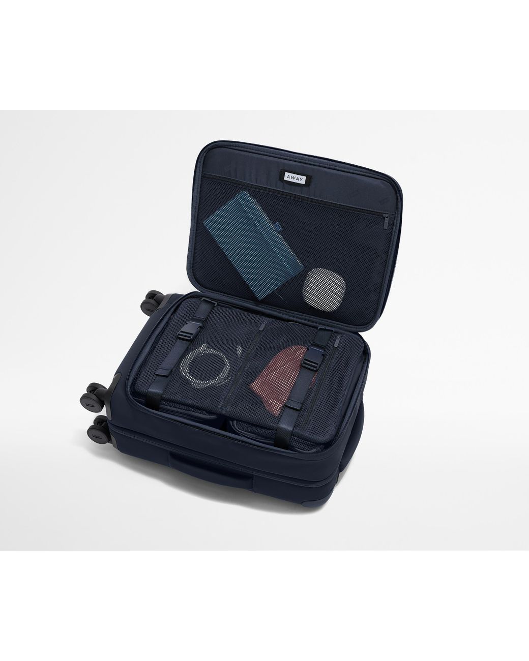 Away Travel Blue Softside Carry-On