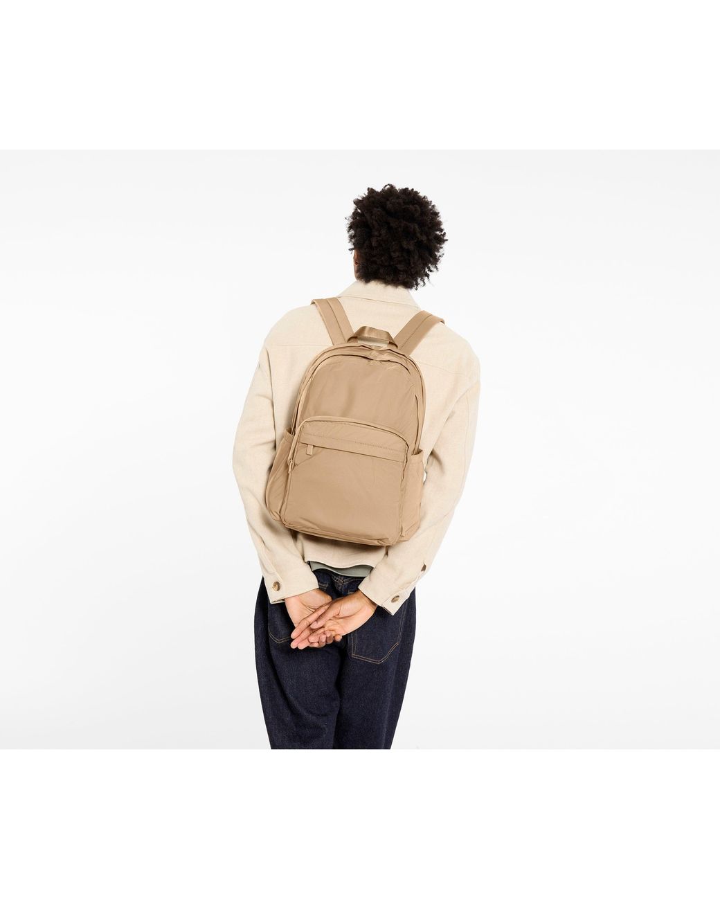 Away Travel Natural Large Featherlight Backpack