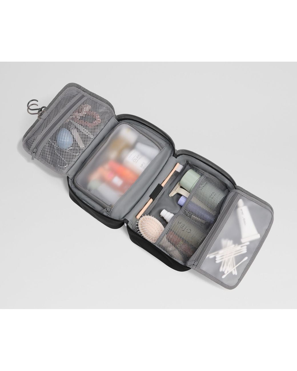Away Travel Black Hanging Toiletry Bag