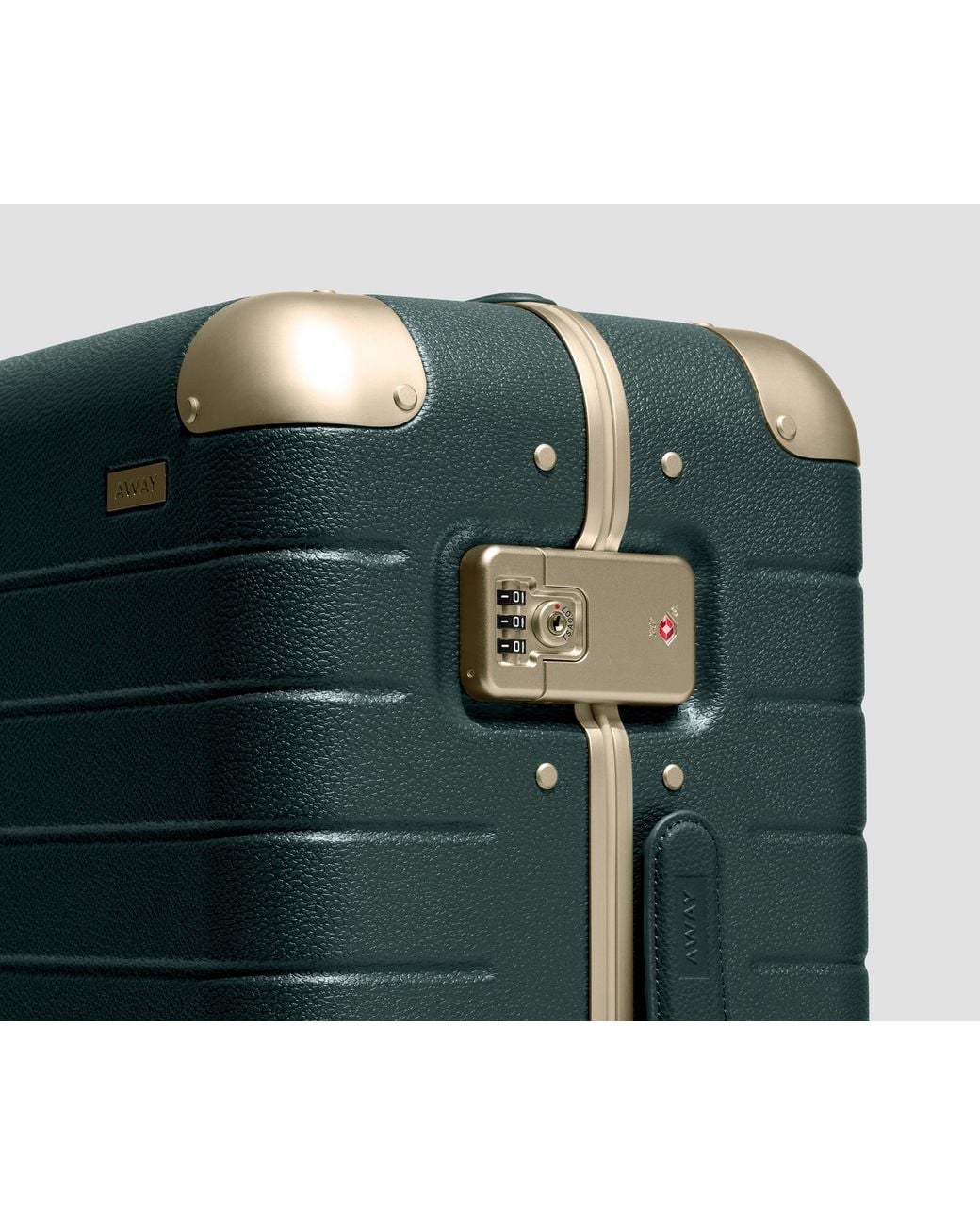 Away Travel Green The Aluminum Edge Bigger Carry-On