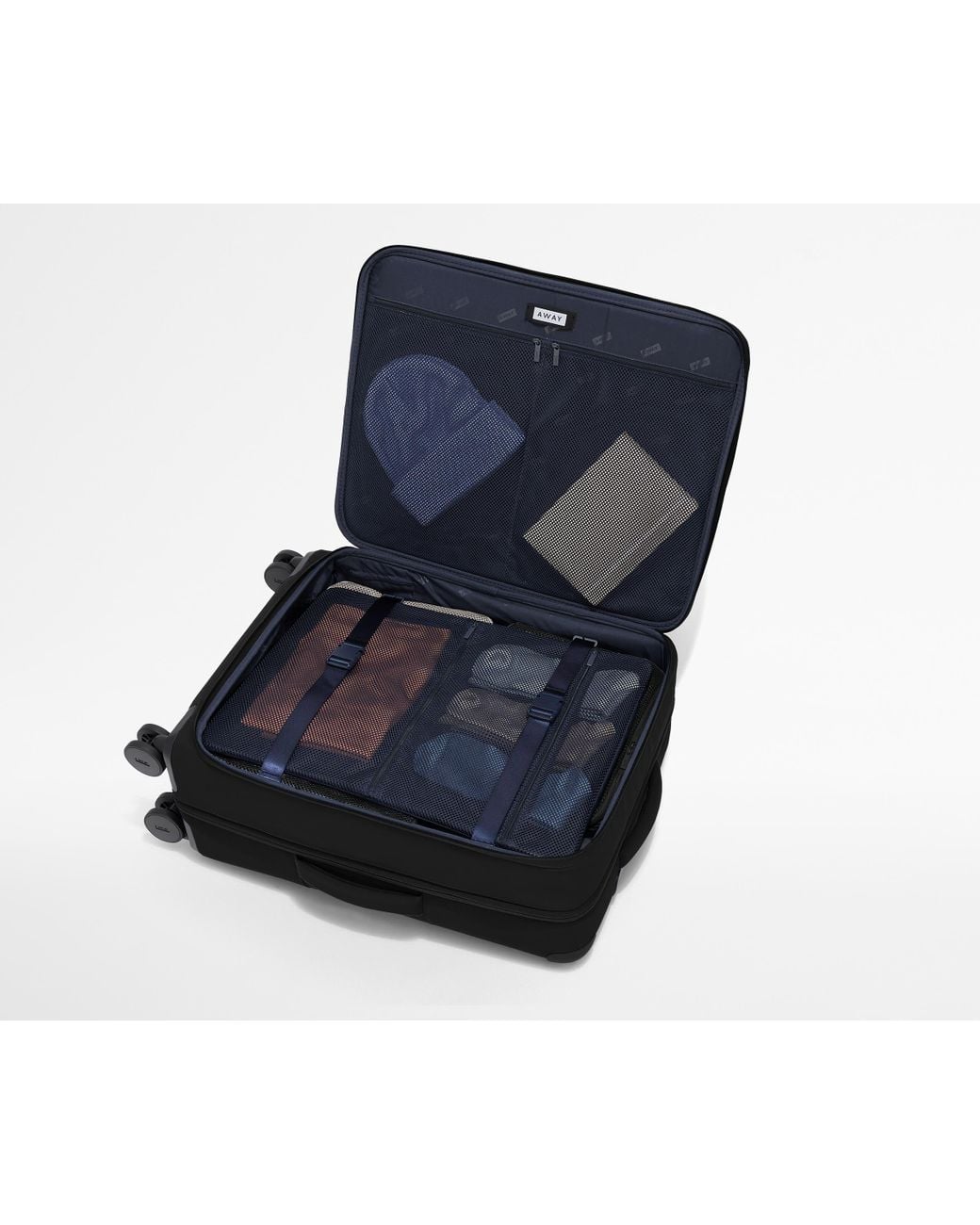 Away Travel Black Softside Medium Checked Suitcase