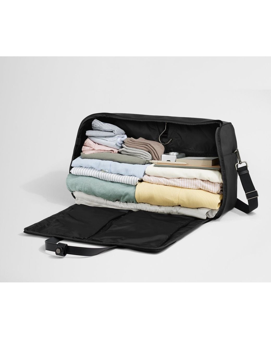 Away Travel Black Garment Duffle