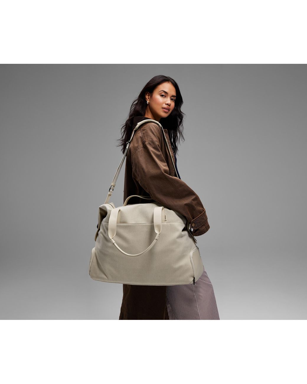 Away Travel Gray Transit Canvas Weekender