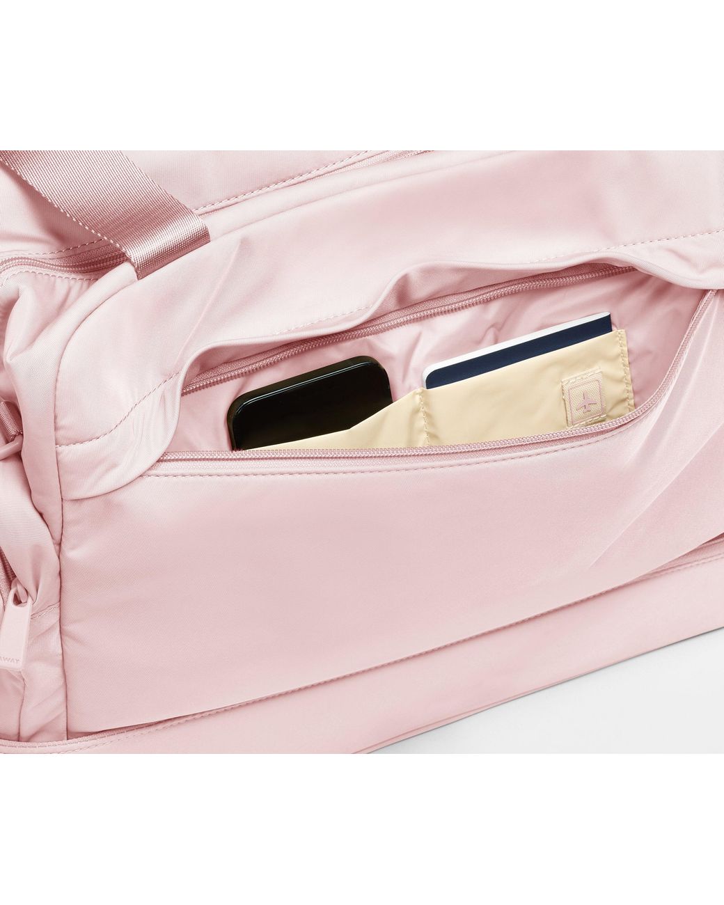 Away Travel Pink Featherlight Weekender