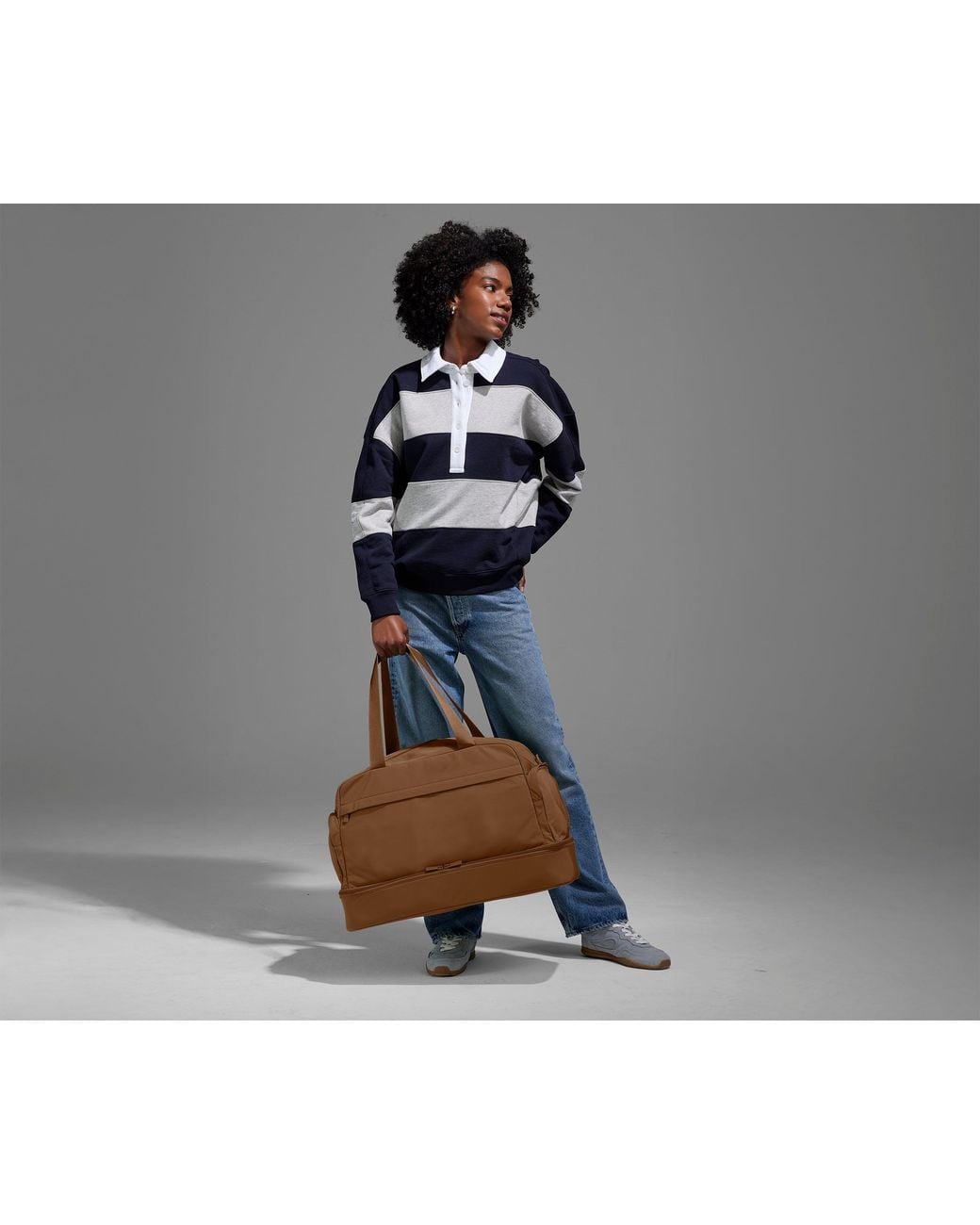 Away Travel Brown Featherlight Weekender