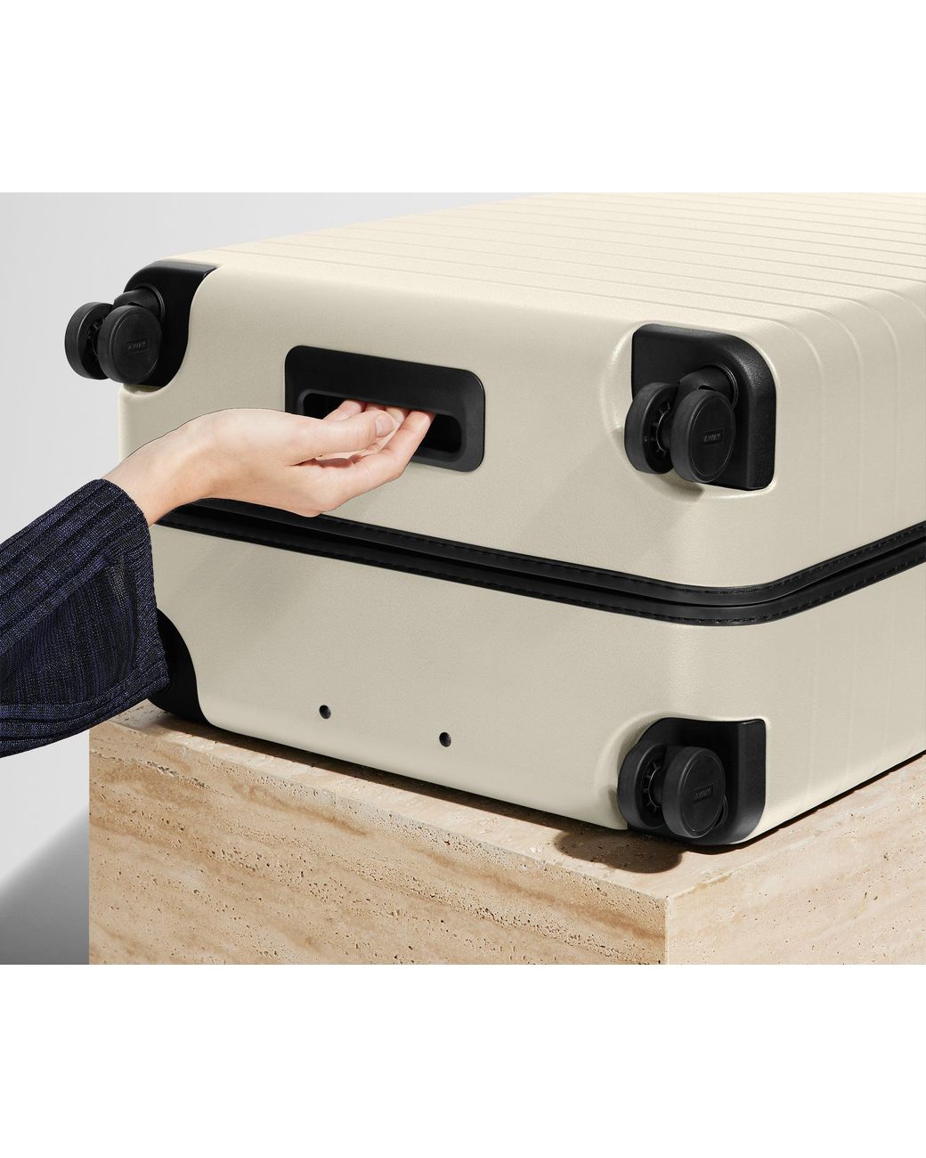 Away Travel Natural The Checked Suitcase