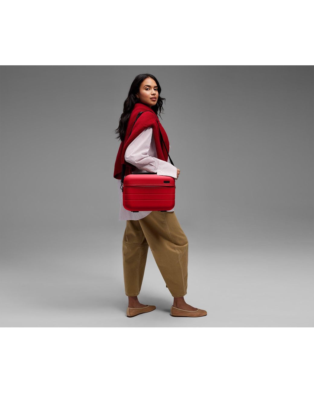 Away Travel Red The Train Case
