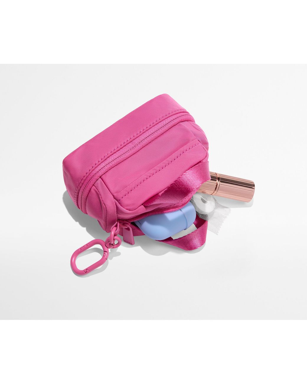 Away Travel Pink Micro Weekender Charm
