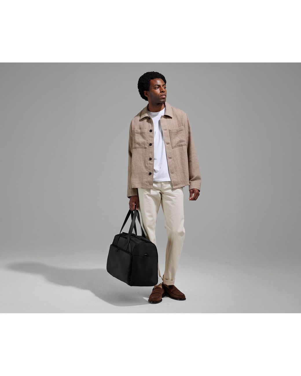Away Travel Black Garment Duffle