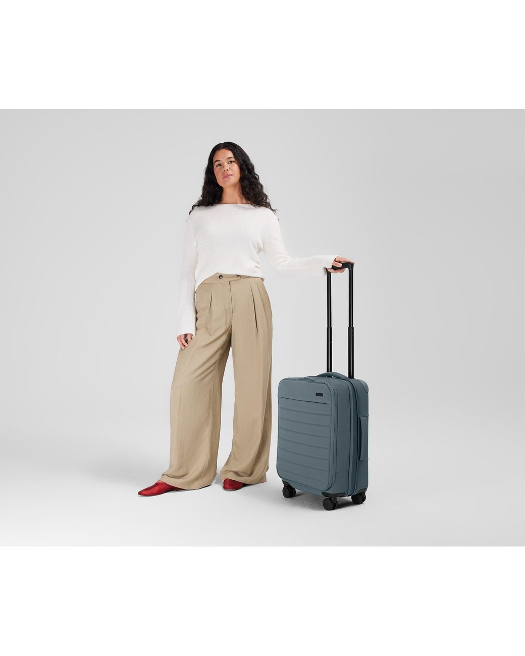 Away Travel Blue Softside Carry-On