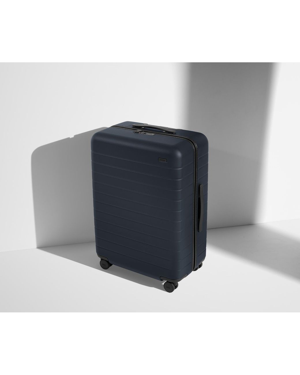 Away Travel Blue The Checked Suitcase