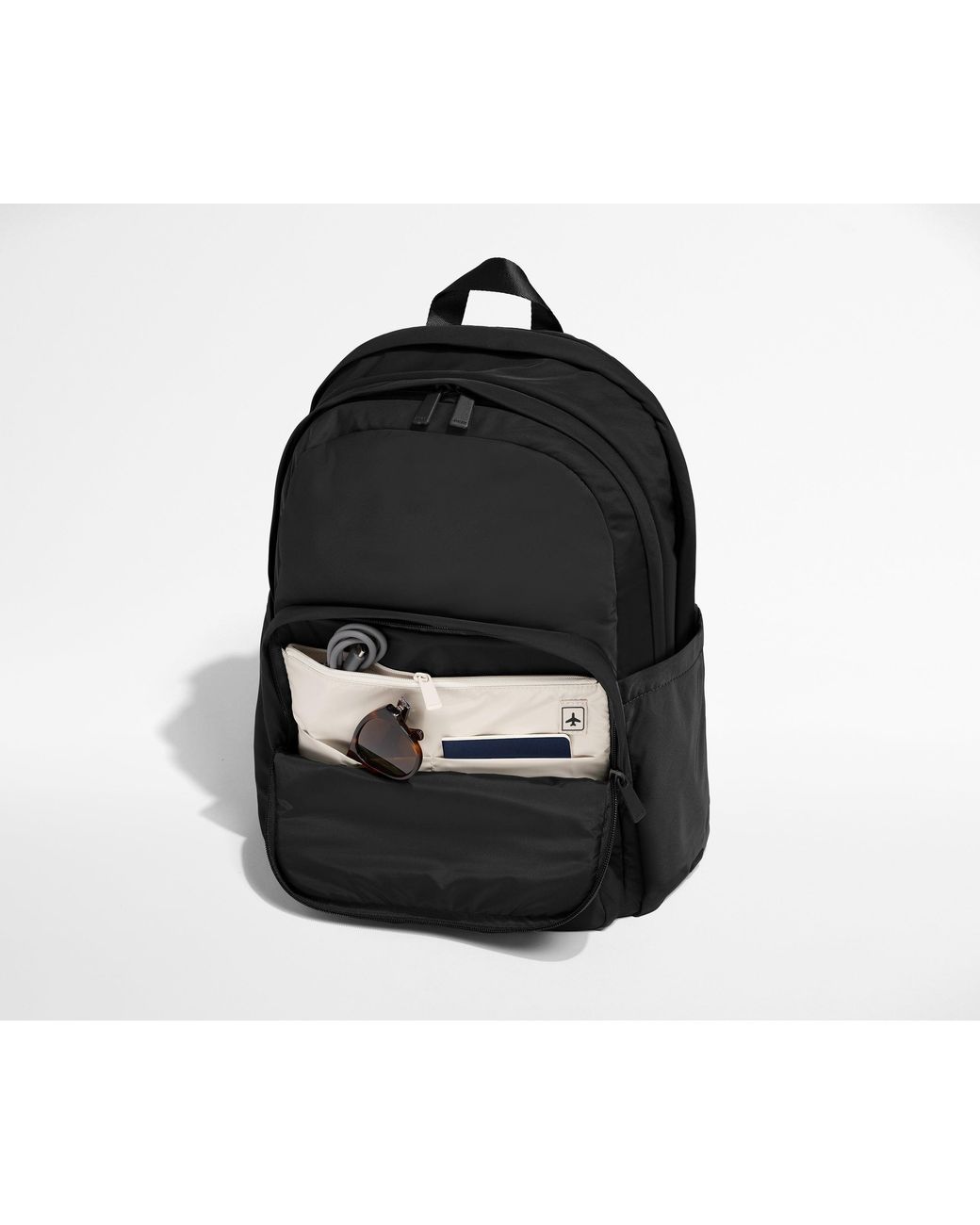 Away Travel Black Large Featherlight Backpack