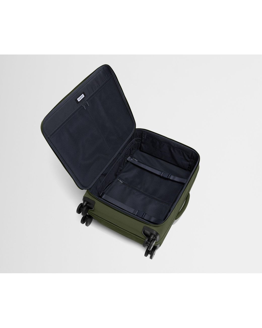 Away Travel Green Softside Medium Checked Suitcase