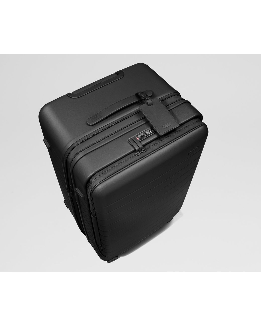 Away Travel Black Topside Medium Checked Suitcase Trunk
