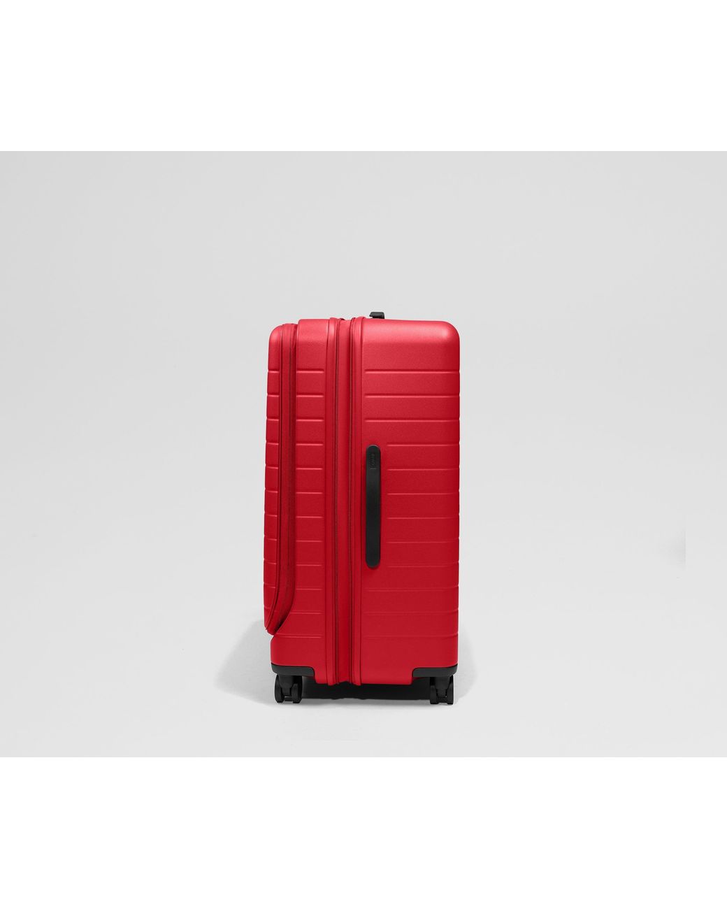 Away Travel Red Topside Medium Checked Suitcase Trunk
