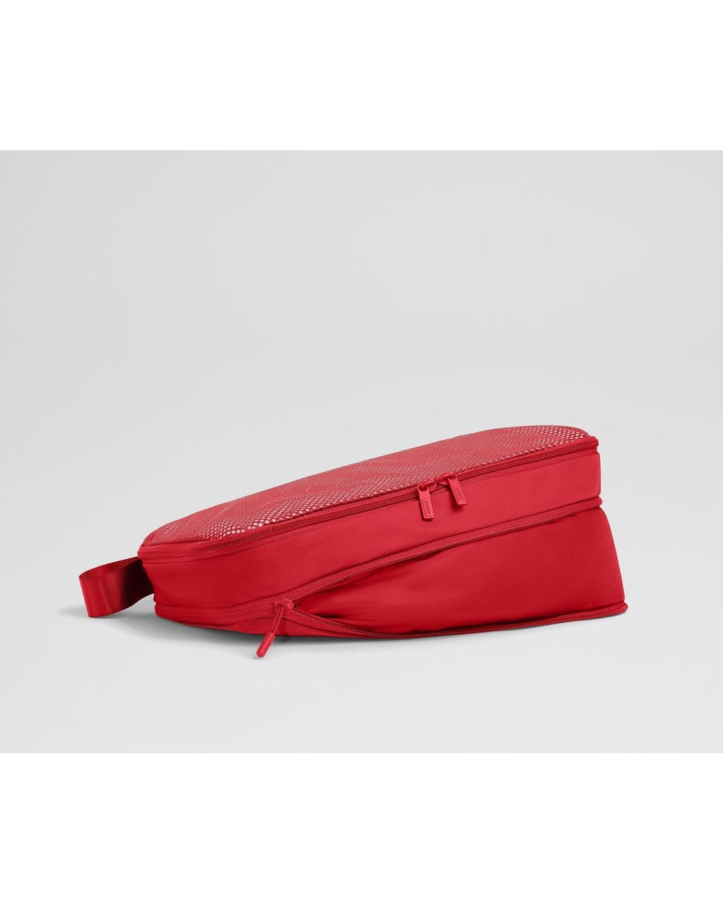 Away Travel Red Compression Packing Cubes