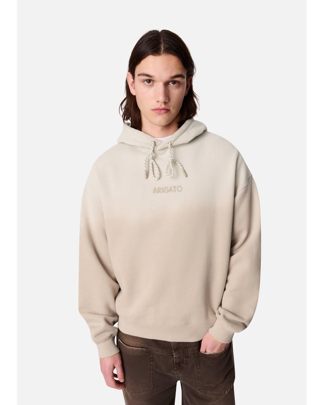 Axel Arigato Natural Gens Washed Hoodie for men