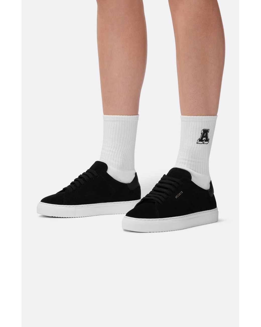 Axel Arigato Black Clean 90 Suede Sneaker