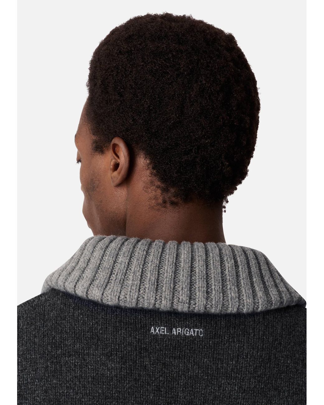 Axel Arigato Black Tether Tie Cardigan for men