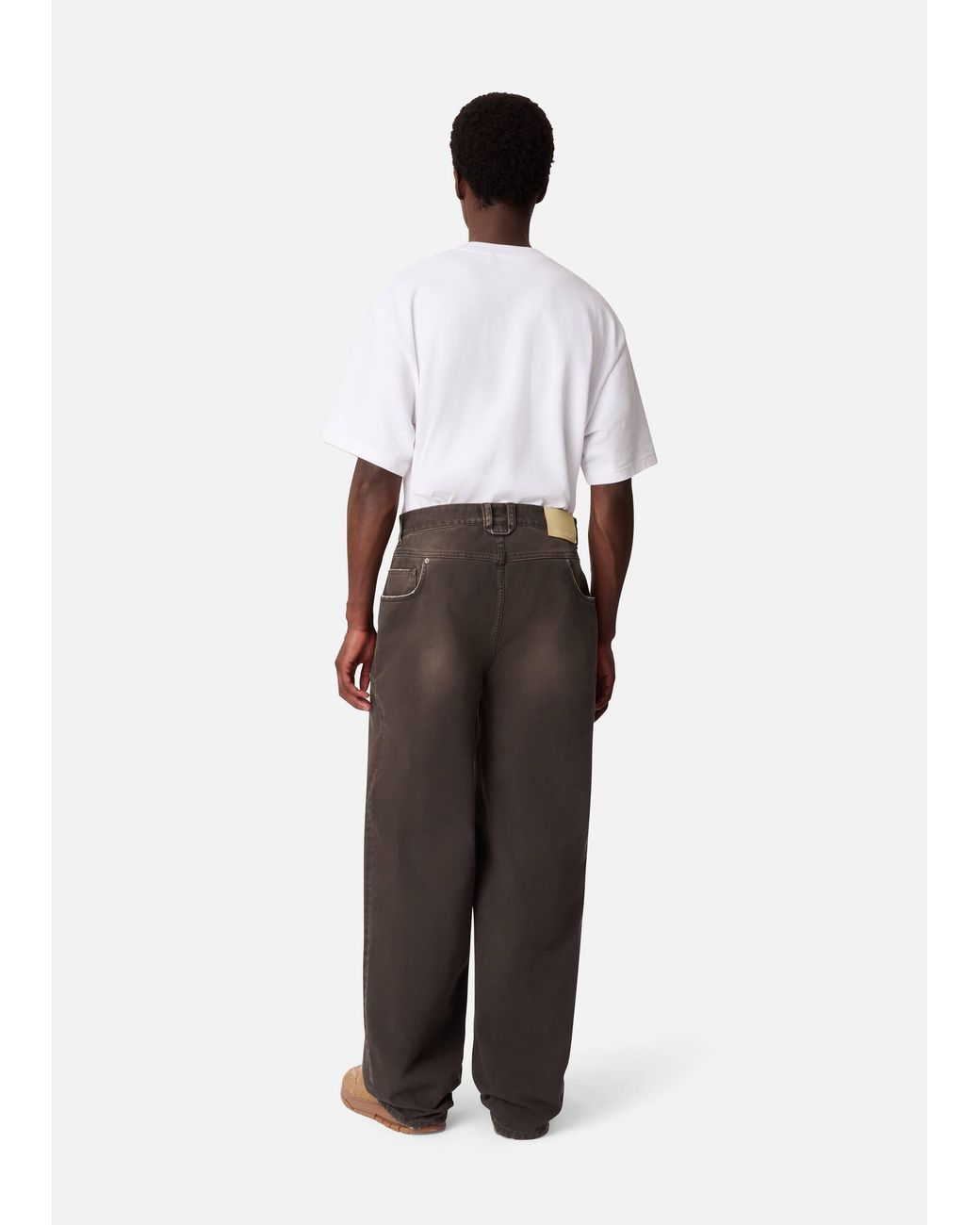 Axel Arigato White Invert Relaxed Jeans