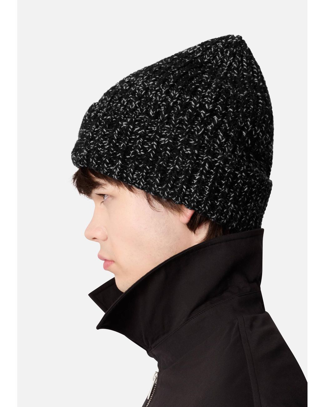 Axel Arigato Black Flock Beanie