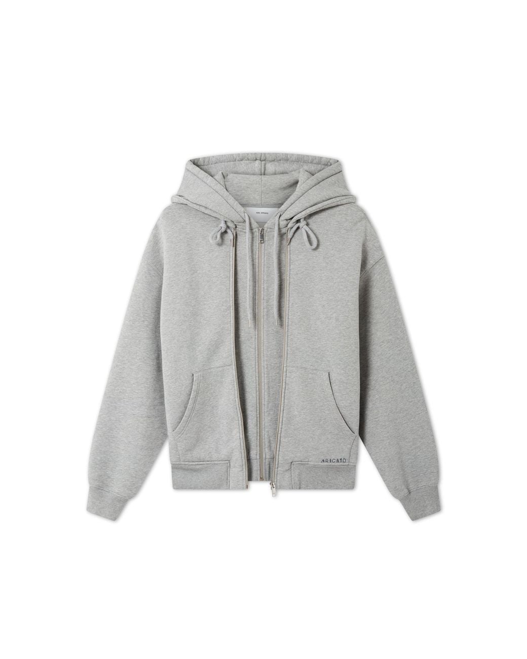 Axel Arigato Gray Trey Mélange Hoodie for men