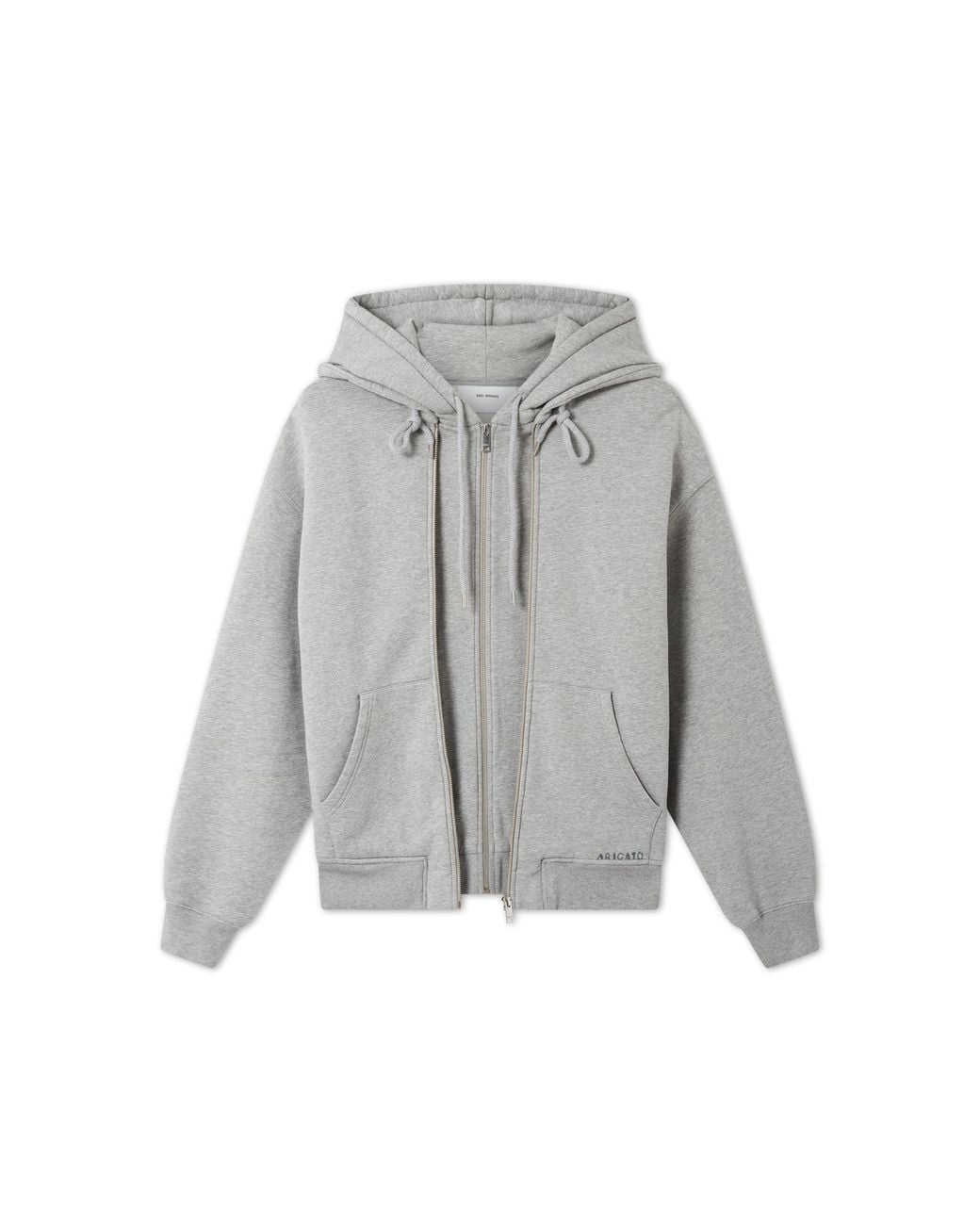 Axel Arigato Gray Trey Mélange Hoodie for men