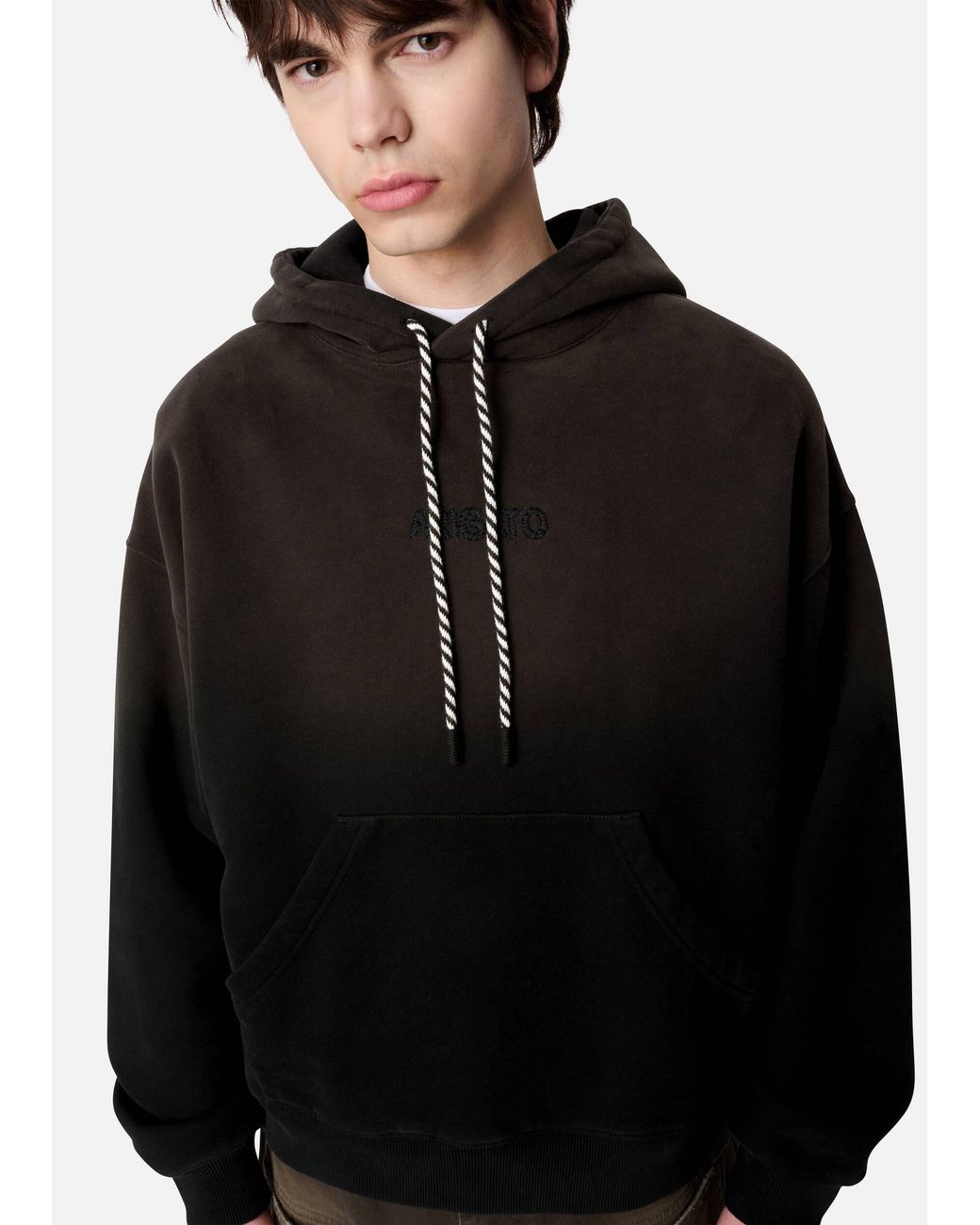 Axel Arigato Black Gens Washed Hoodie for men