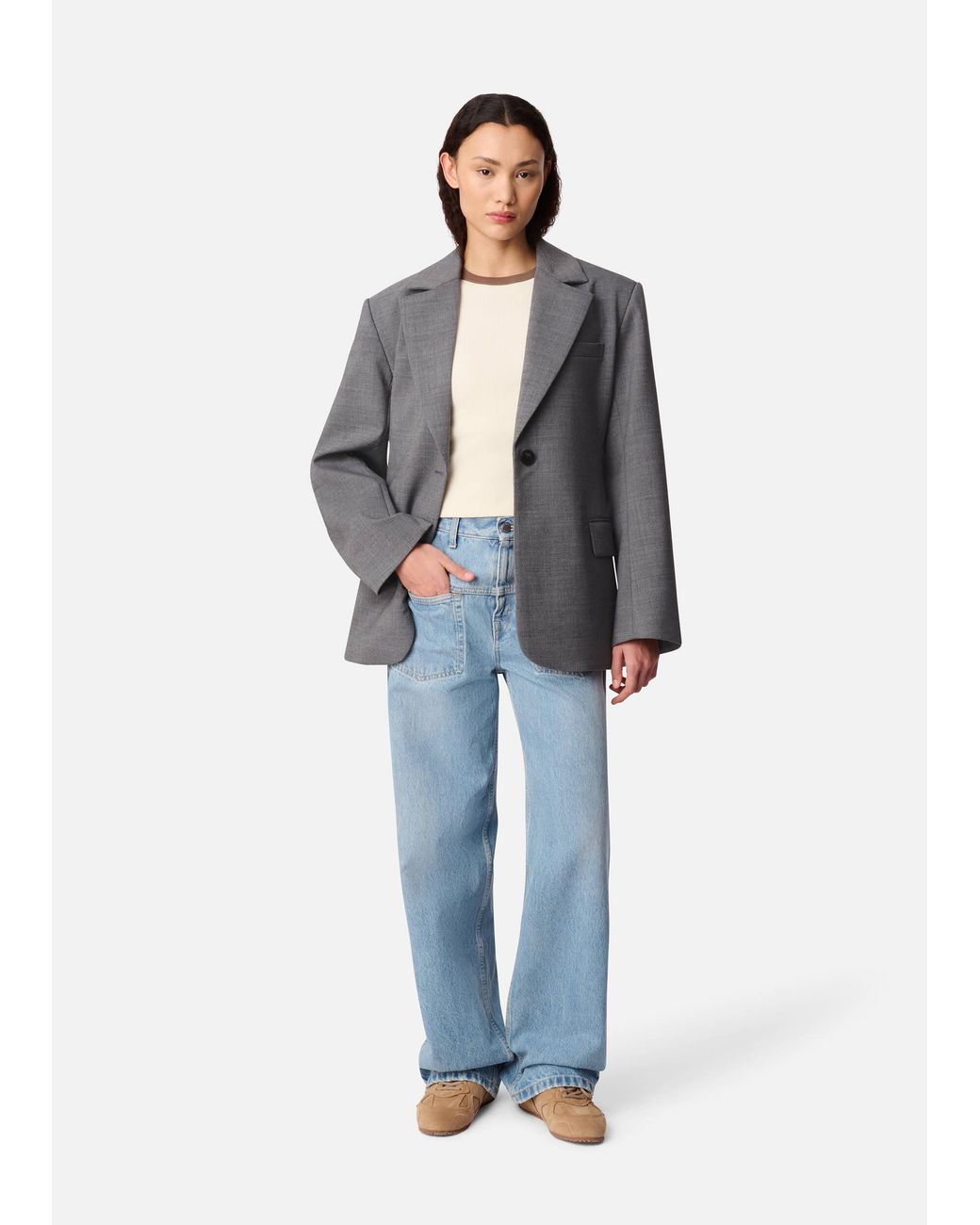 Axel Arigato Gray Wren Blazer