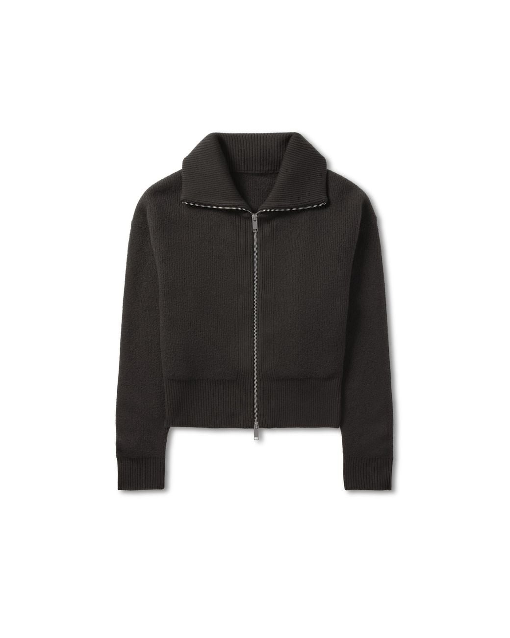 Axel Arigato Black Verve Zip-Up Cardigan