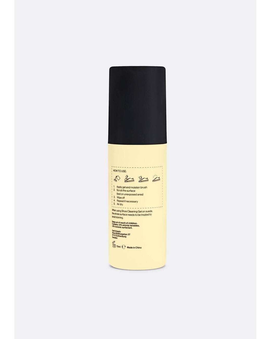 Axel Arigato Black Shoe Cleaning Gel, 75Ml