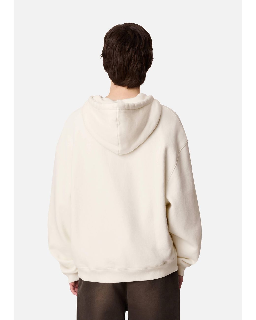 Axel Arigato White Rhys Zip Thru Hoodie for men
