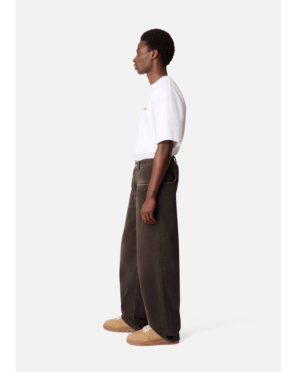 Axel Arigato White Invert Relaxed Jeans