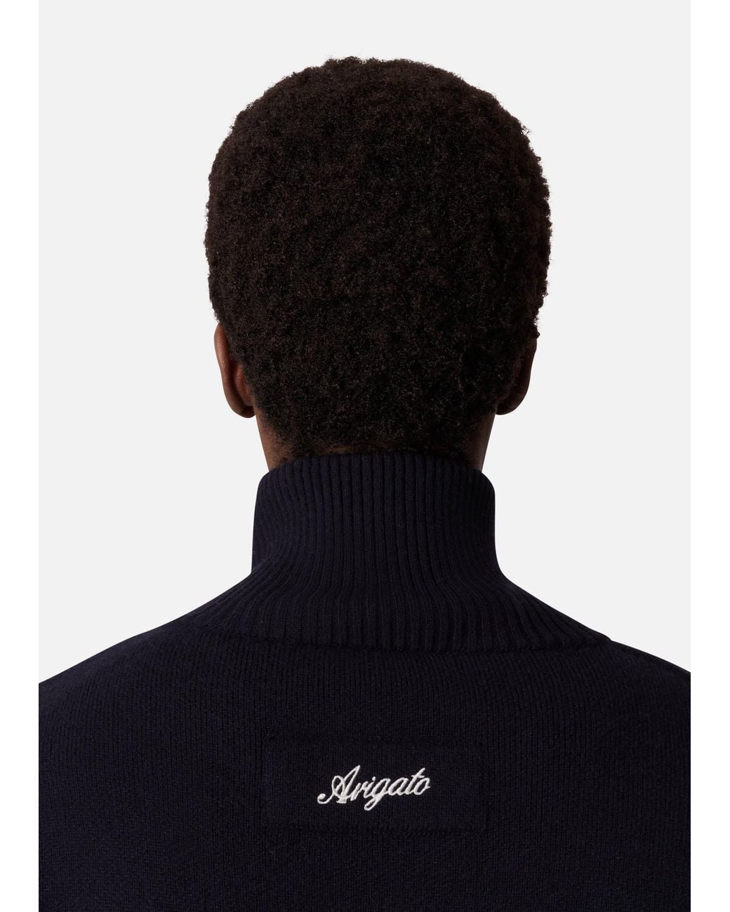 Axel Arigato Blue Core Zip-Up Sweater for men
