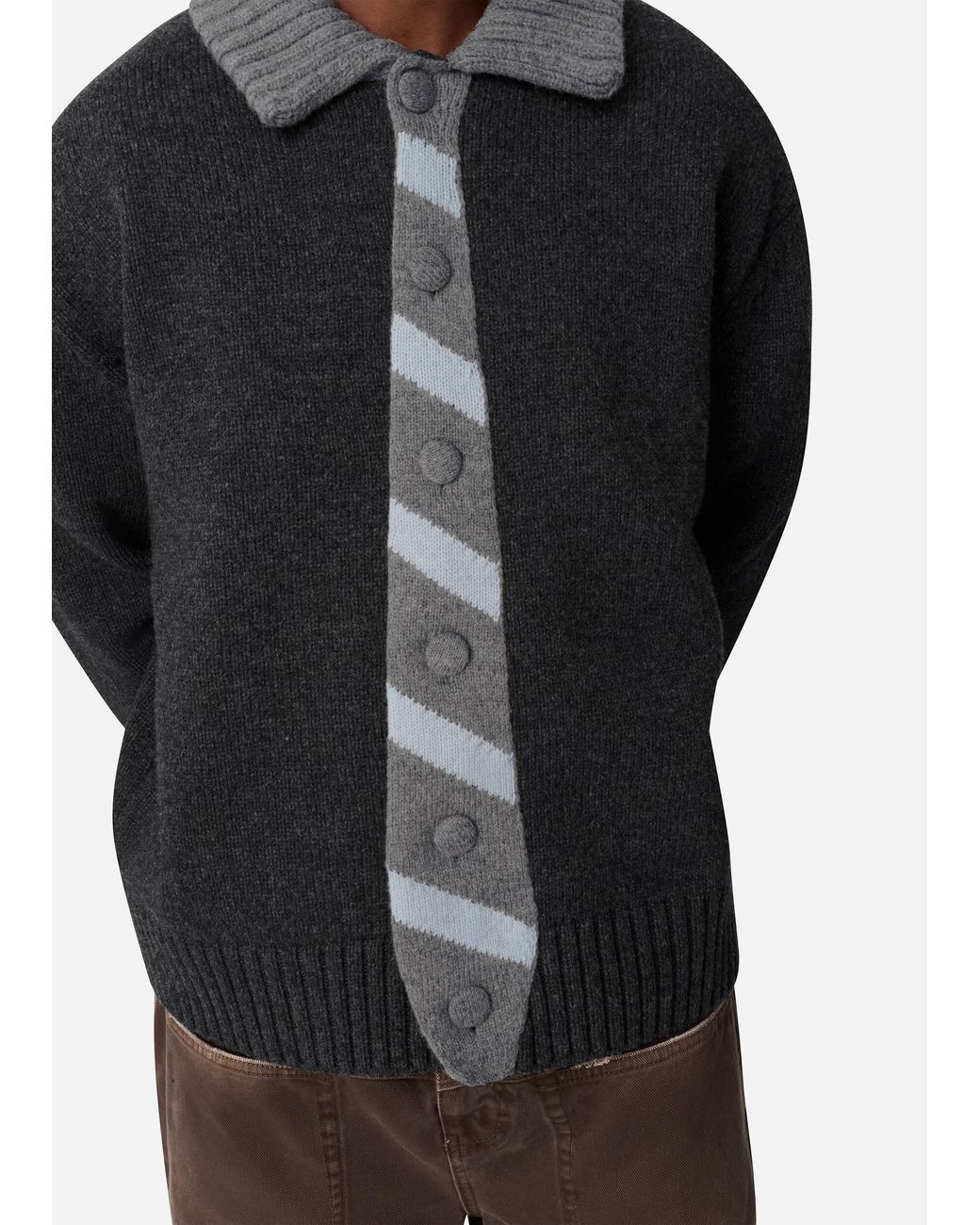 Axel Arigato Black Tether Tie Cardigan for men
