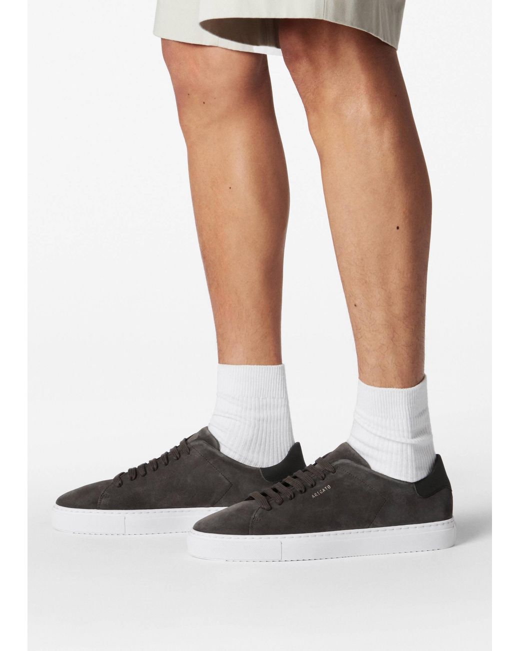 Axel Arigato Black Clean 90 Suede Sneakers for men
