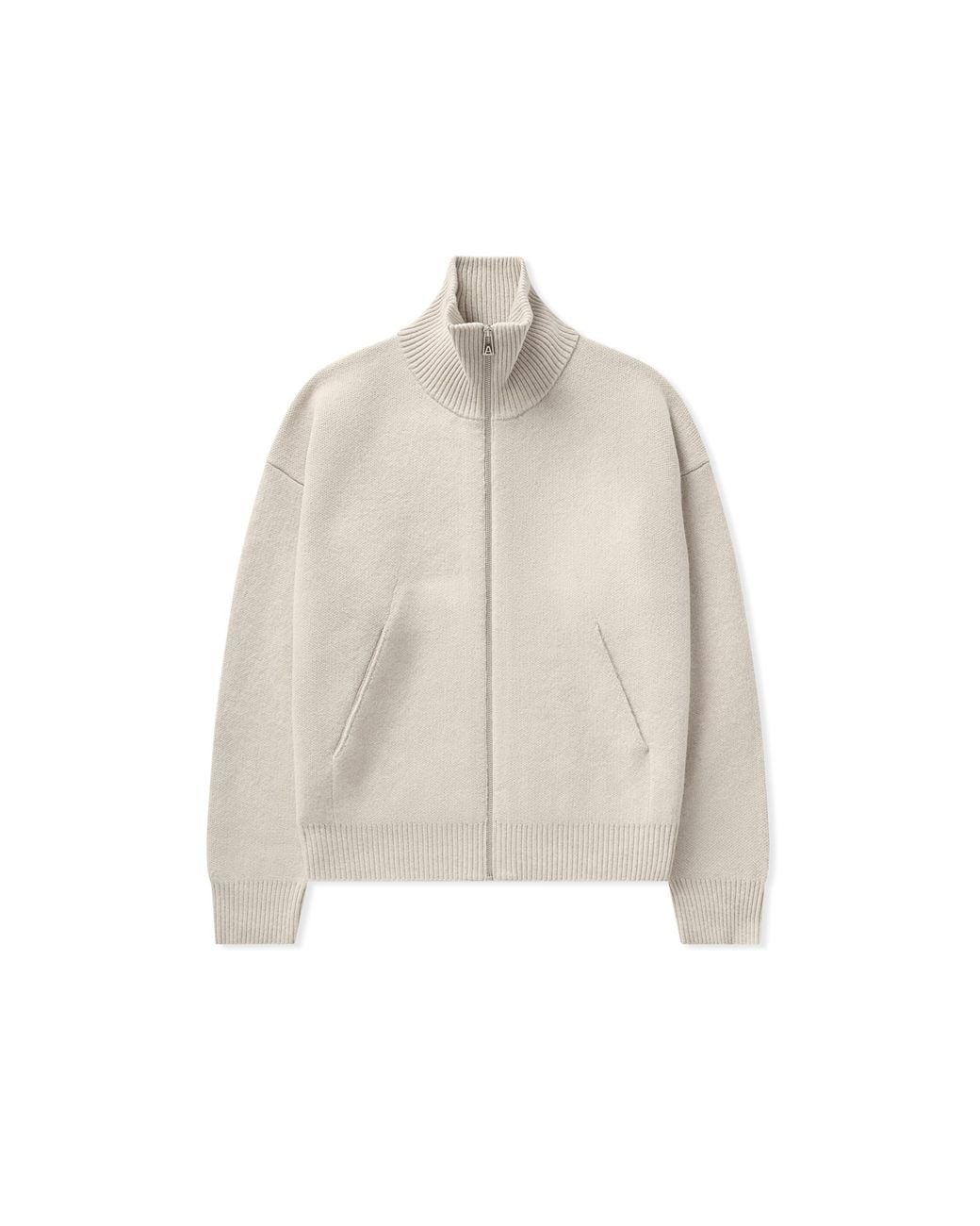 Axel Arigato White Core Zip-Up Sweater for men