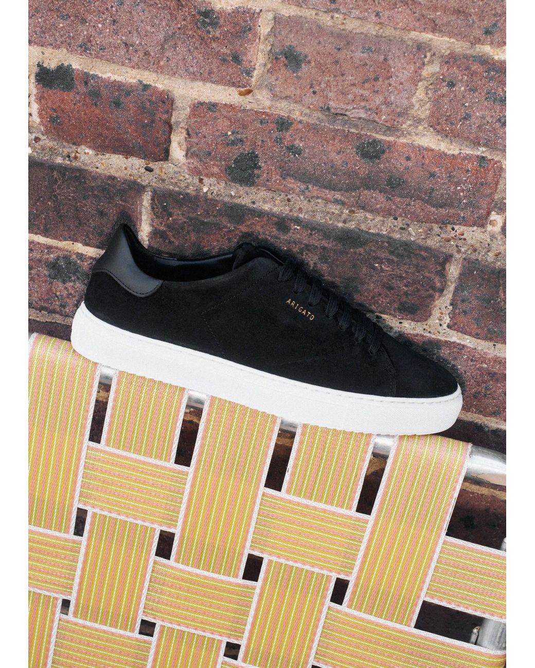 Axel Arigato Black Clean 90 Suede Sneaker