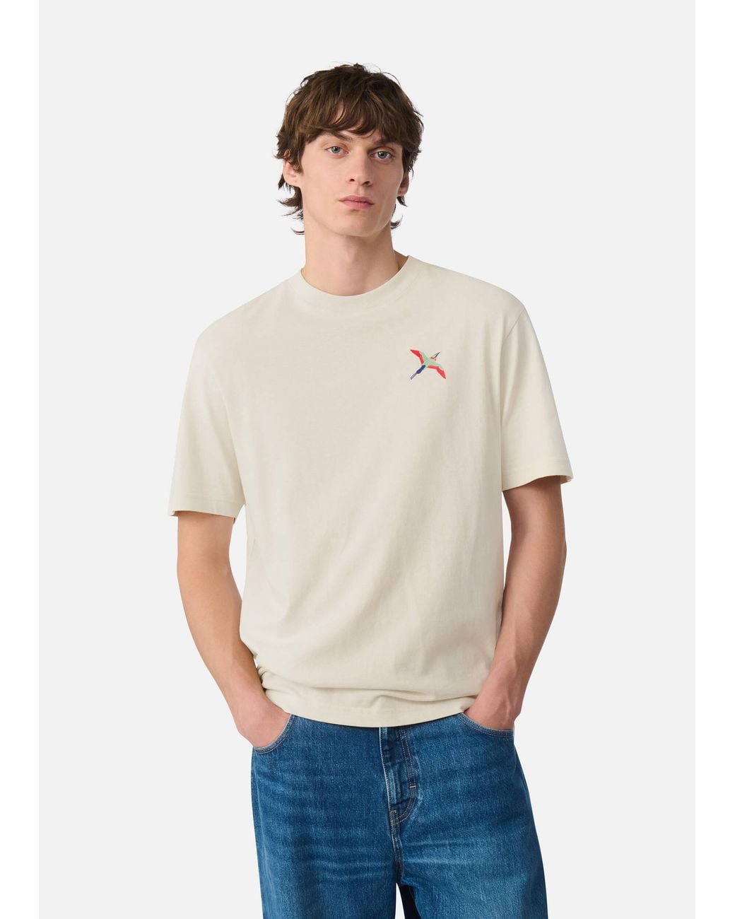 Axel Arigato White Bee Bird T-Shirt for men