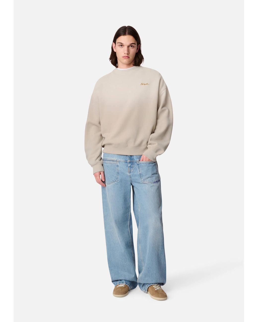 Axel Arigato Natural Trace Washed Sweatshirt for men